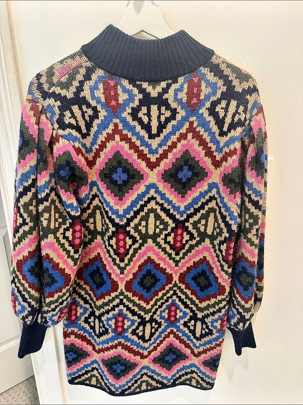 Farm Rio Rauti Sweater Dress, Size Small - Picture 3 of 3